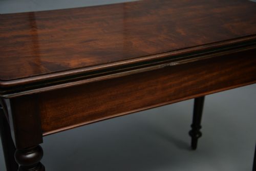 GEORGIAN MAHOGANY CARD TABLE SIDE TABLE - ADDITIONAL PHOTO 24