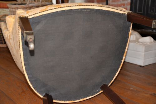 EARLY 19TH CENTURY BARREL BACK WING ARM CHAIR - ADDITIONAL PHOTO 17