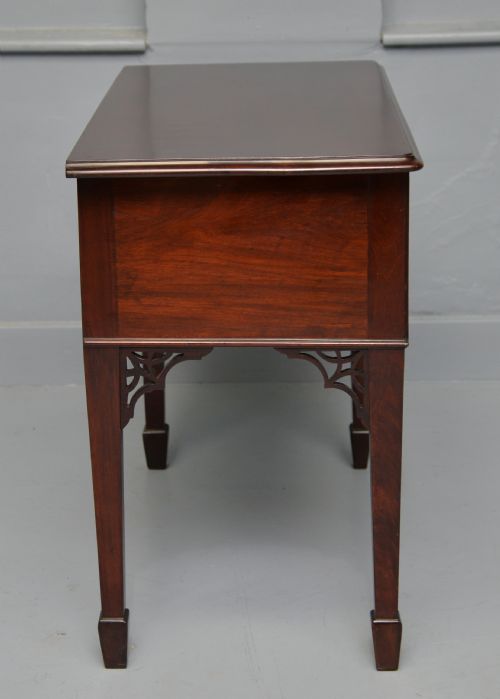 CHIPPENDALE PERIOD GEORGIAN MAHOGANY LOWBOY SIDE TABLE - ADDITIONAL PHOTO 5