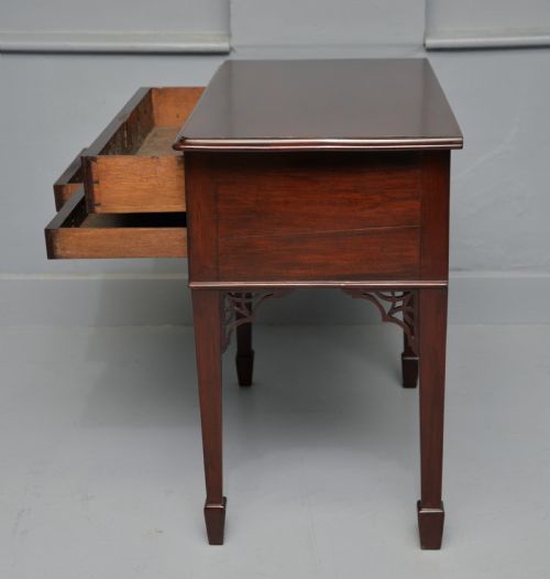 CHIPPENDALE PERIOD GEORGIAN MAHOGANY LOWBOY SIDE TABLE - ADDITIONAL PHOTO 7