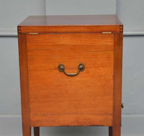 GEORGIAN MAHOGANY WASHSTAND BEDSIDE CABINET - ADDITIONAL PHOTO 9