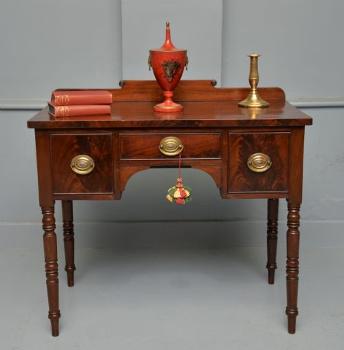REGENCY FLAME MAHOGANY DRESSING TABLE SMALL SIDEBOARD - ADDITIONAL PHOTO 2