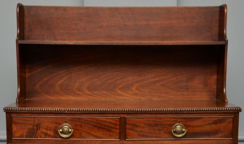 ELEGANT REGENCY MAHOGANY CHIFFONIER BOOKCASE CABINET - ADDITIONAL PHOTO 6