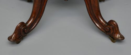 VICTORIAN BURRWALNUT SEWING WORK TABLE - ADDITIONAL PHOTO 10