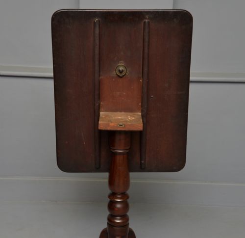 ELEGANT VICTORIAN SOLID MAHOGANY SIDE WINE TABLE - ADDITIONAL PHOTO 11