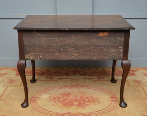 GEORGE I OAK DRESSING TABLE LOWBOY OF LARGE PROPORTIONS - ADDITIONAL PHOTO 11