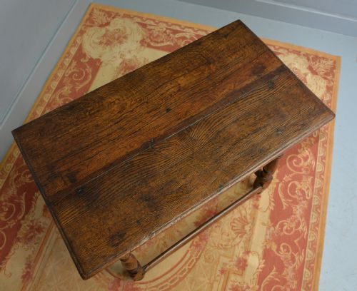 CHARMING 17TH CENTURY OAK SIDE TABLE - ADDITIONAL PHOTO 12