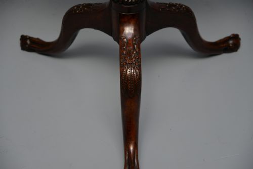 FINE GEORGE III 18TH CENTURY MAHOGANY PIE CRUST TILT TOP TRIPOD TABLE - ADDITIONAL PHOTO 19