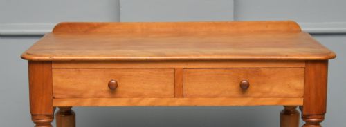 VICTORIAN SATINWOOD SIDE TABLE WRITING TABLE - ADDITIONAL PHOTO 3