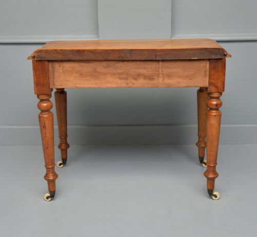 VICTORIAN SATINWOOD SIDE TABLE WRITING TABLE - ADDITIONAL PHOTO 7