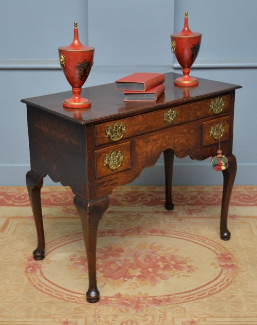 18TH CENTURY GEORGIAN OAK LOWBOY SIDE DRESSING TABLE - ADDITIONAL PHOTO 3
