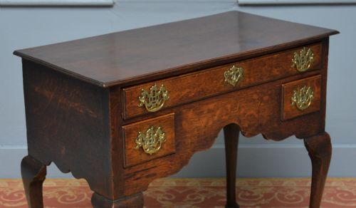 18TH CENTURY GEORGIAN OAK LOWBOY SIDE DRESSING TABLE - ADDITIONAL PHOTO 5