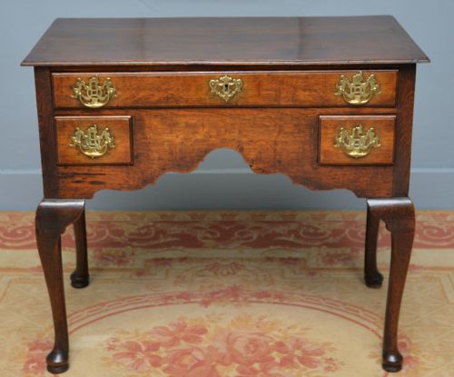 18TH CENTURY GEORGIAN OAK LOWBOY SIDE DRESSING TABLE - ADDITIONAL PHOTO 9