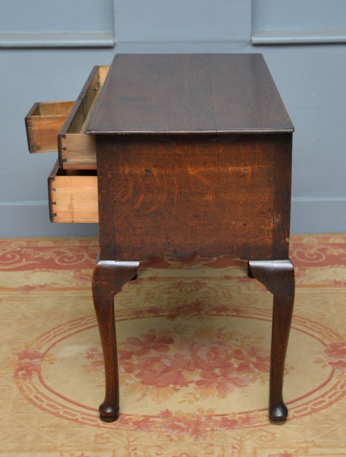 18TH CENTURY GEORGIAN OAK LOWBOY SIDE DRESSING TABLE - ADDITIONAL PHOTO 13