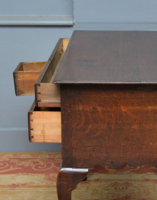 18TH CENTURY GEORGIAN OAK LOWBOY SIDE DRESSING TABLE - ADDITIONAL PHOTO 14