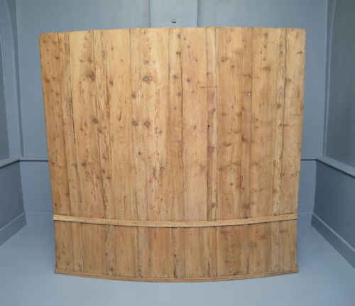 CHARMING 19TH CENTURY STRIPPED PINE SETTLE - ADDITIONAL PHOTO 14