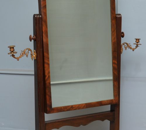 EARLY 19TH CENTURY GILLOWS CHEVAL MIRROR - ADDITIONAL PHOTO 5