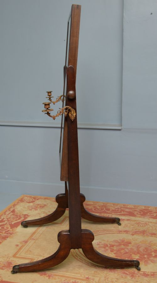 EARLY 19TH CENTURY GILLOWS CHEVAL MIRROR - ADDITIONAL PHOTO 11
