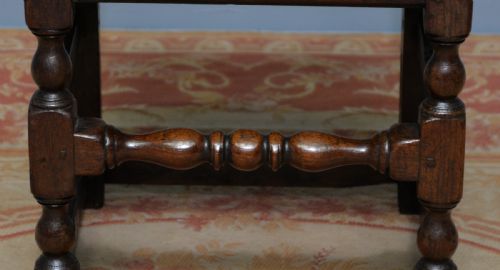CHARMING 17TH CENTURY CARVED OAK SIDE CHAIR - ADDITIONAL PHOTO 17