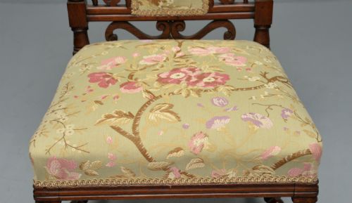 WILLIAM IV ROSEWOOD SLIPPER BEDROOM CHAIR - ADDITIONAL PHOTO 13