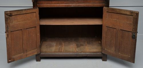 CHARMING SMALL 17TH CENTURY FOOD COURT CUPBOARD - ADDITIONAL PHOTO 9