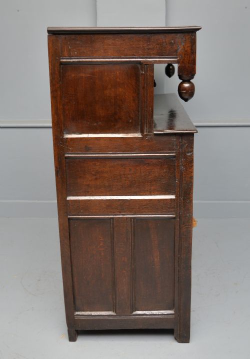 CHARMING SMALL 17TH CENTURY FOOD COURT CUPBOARD - ADDITIONAL PHOTO 17