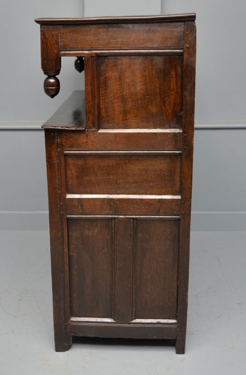 CHARMING SMALL 17TH CENTURY FOOD COURT CUPBOARD - ADDITIONAL PHOTO 19