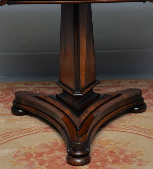 fig 3. William IV Rosewood Fold-Over Card Side Table