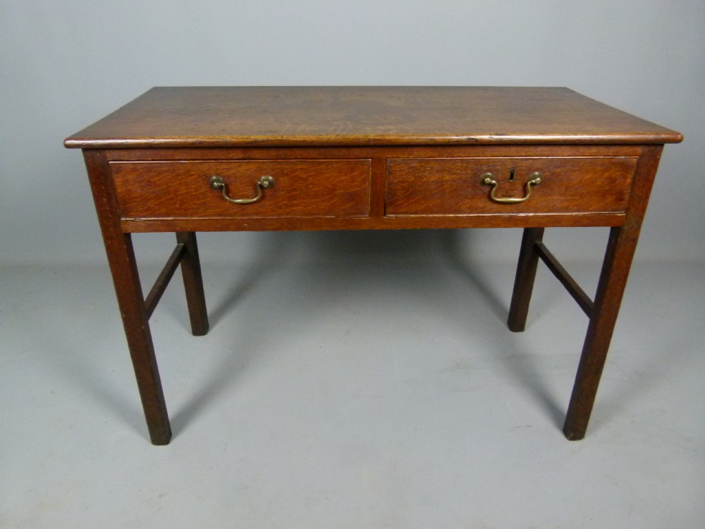 Georgian Country Oak Side Console Table