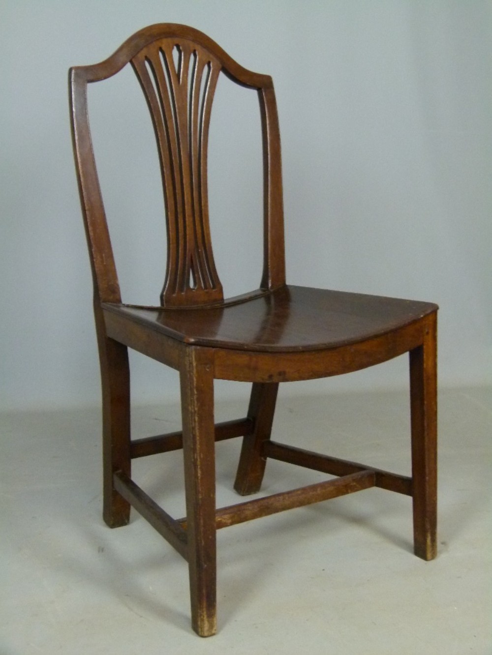 Georgian Hepplewhite Mahogany Country Chair c1780