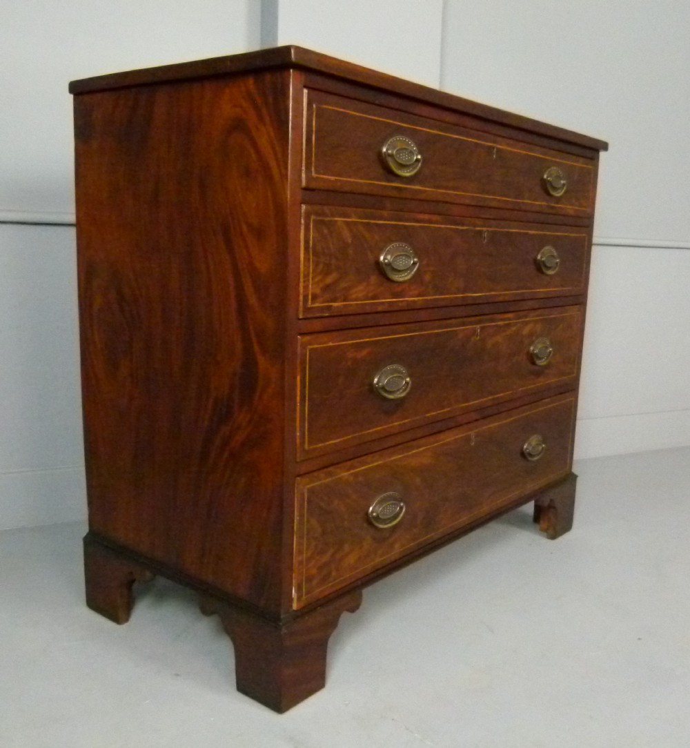 Georgian Mahogany Chest Of Drawers