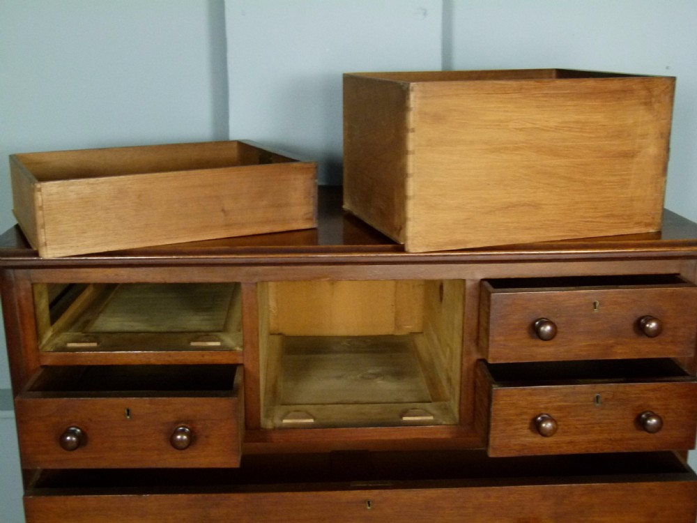 Superb Quality Large Victorian Mahogany Chest Of Drawers View VI