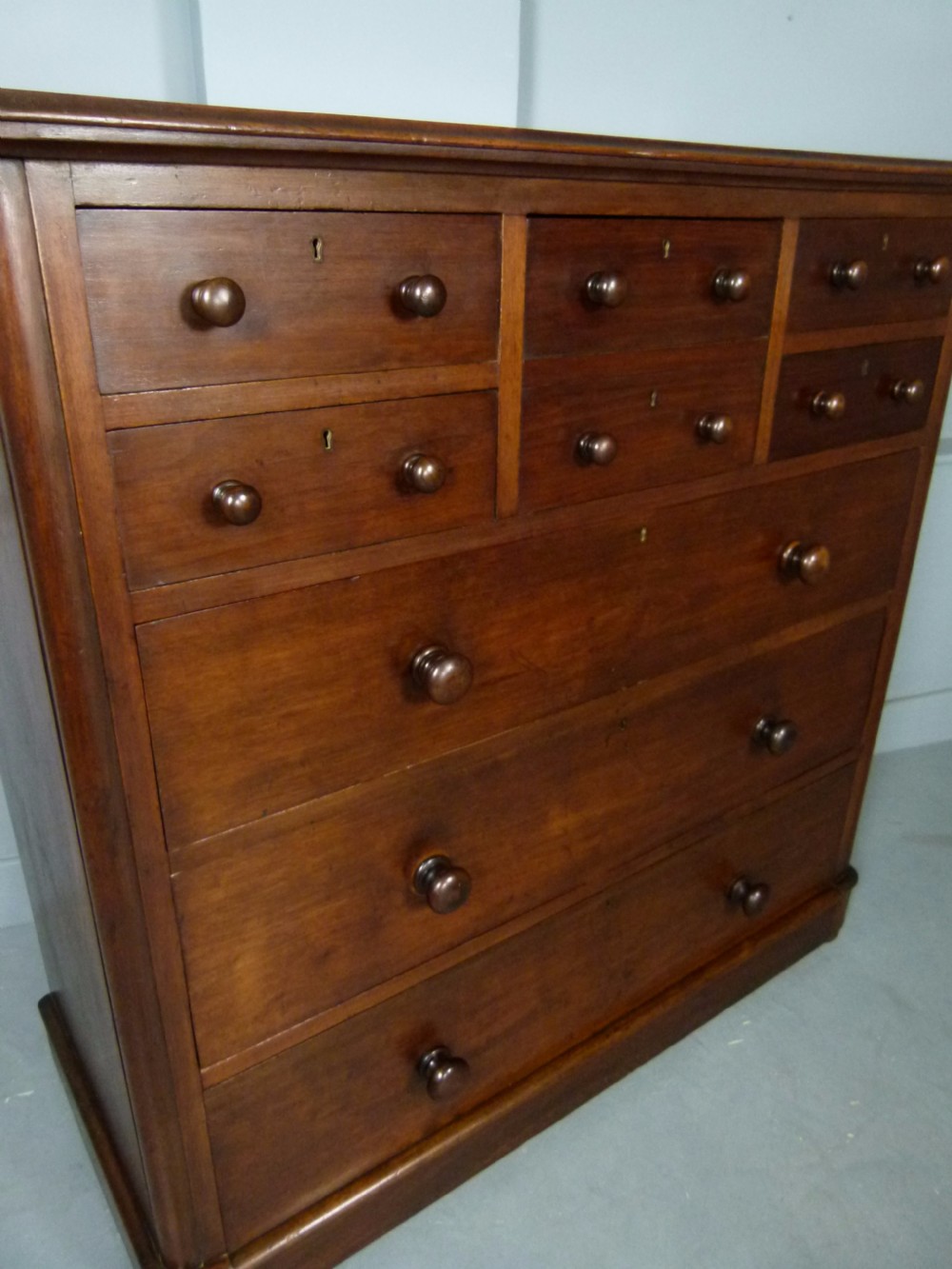 Superb Quality Large Victorian Mahogany Chest Of Drawers View VII
