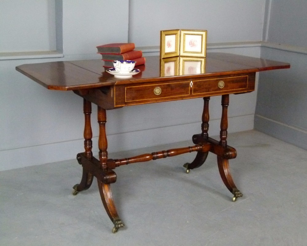 Elegant Regency Mahogany Pembroke Table 