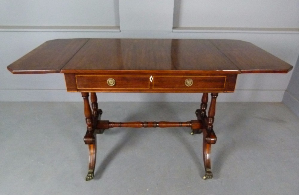 Elegant Regency Mahogany Pembroke Table  View II