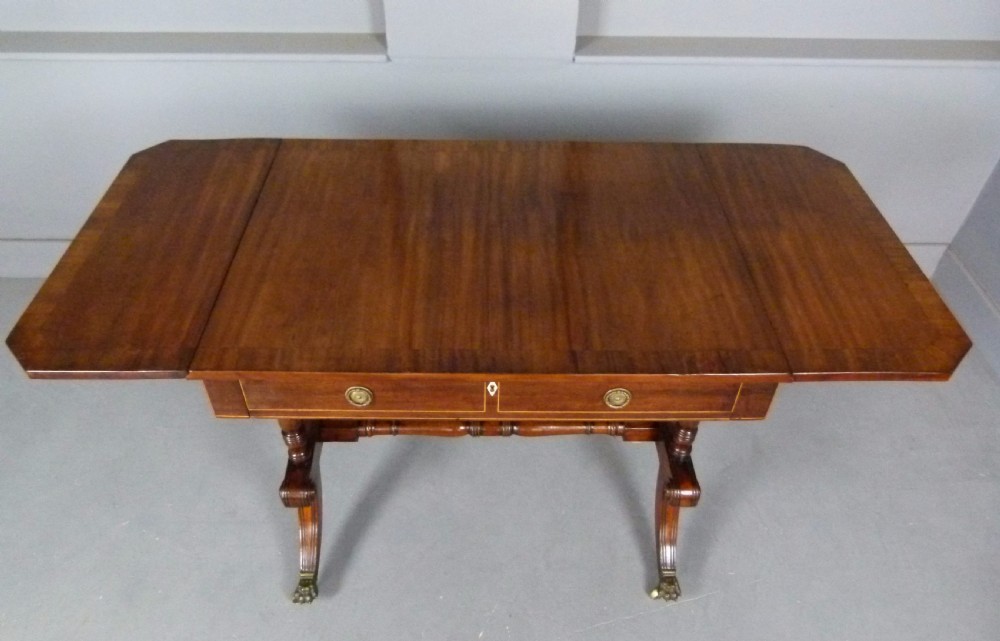 Elegant Regency Mahogany Pembroke Table  View III