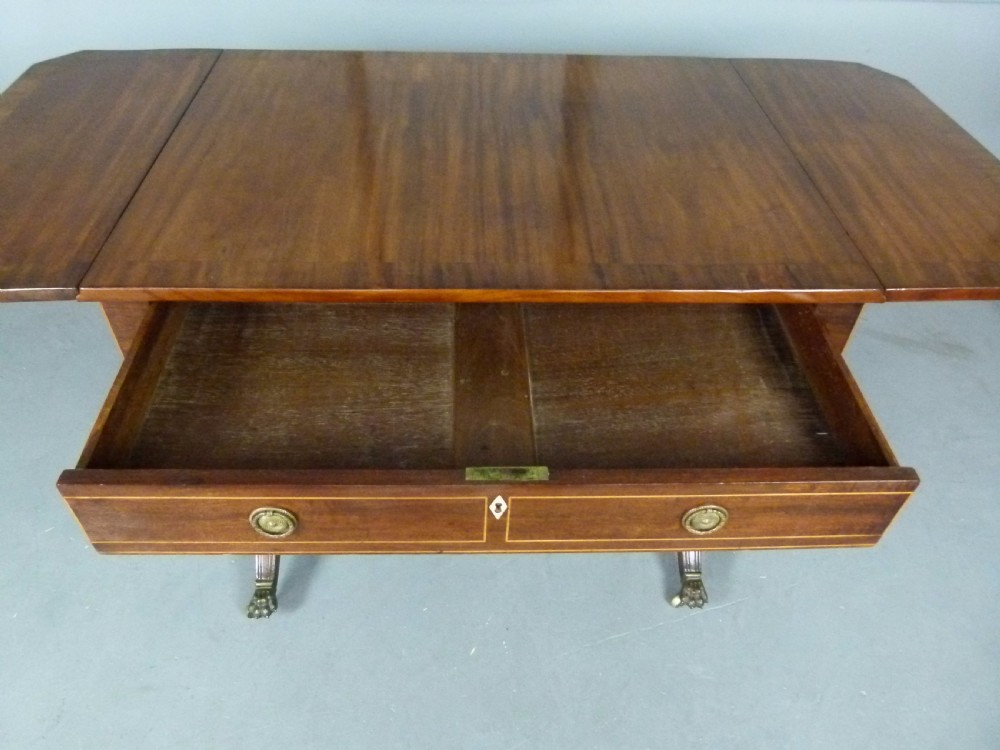 Elegant Regency Mahogany Pembroke Table  View IV