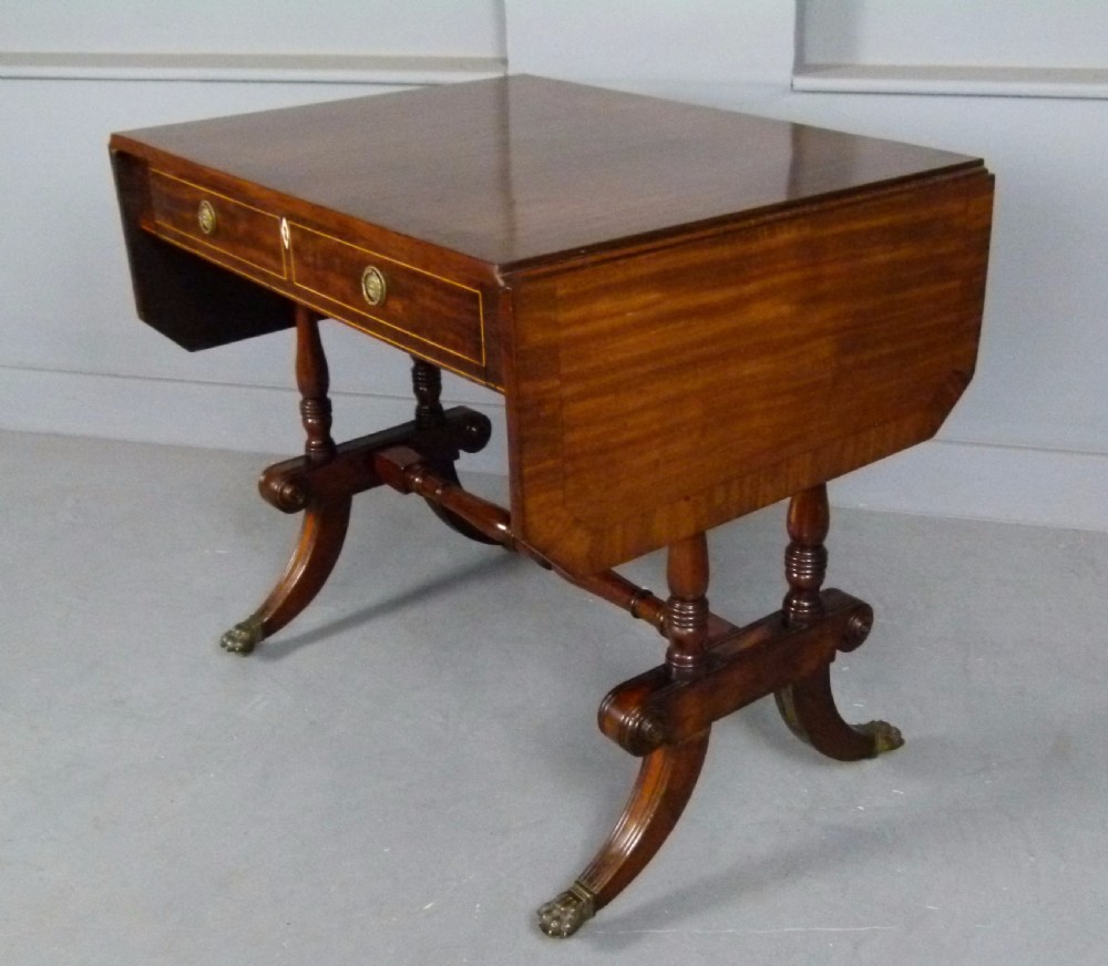 Elegant Regency Mahogany Pembroke Table  View VII