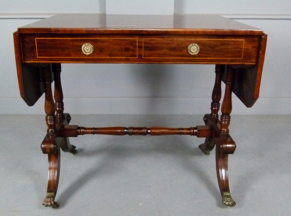 Elegant Regency Mahogany Pembroke Table  View VIII