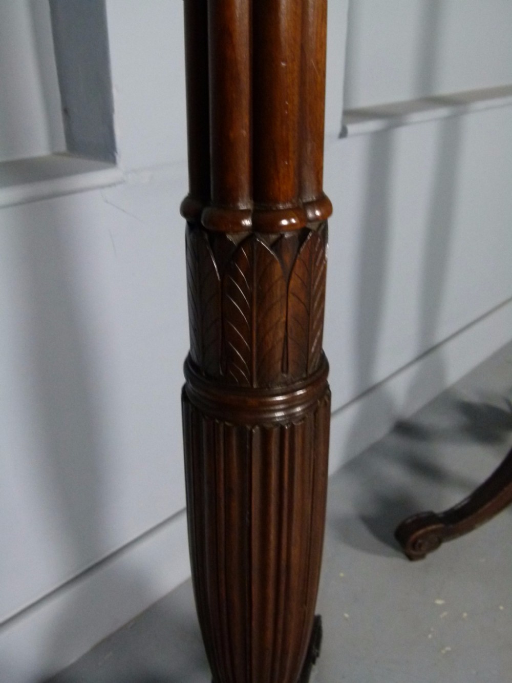 Elegant Pair Of Victorian Mahogany Standard Lamps View VIII