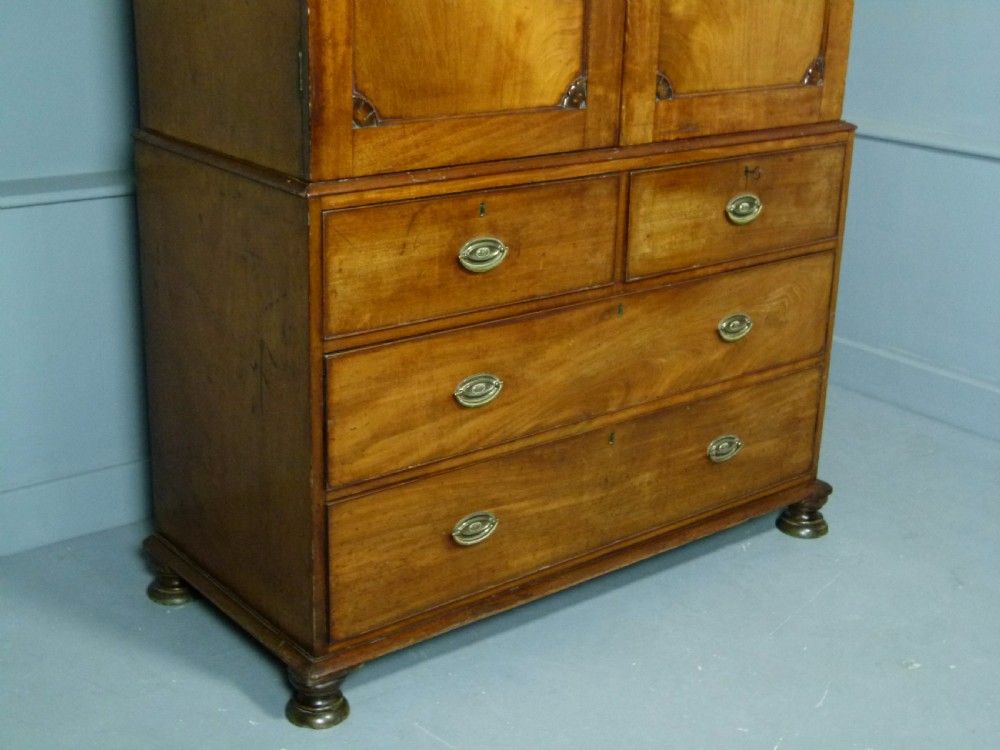 William IV Mahogany Linen-Press c1830 View VII