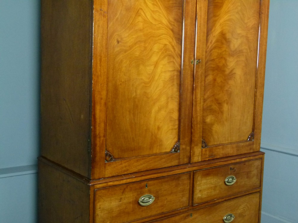 William IV Mahogany Linen-Press c1830 View VIII