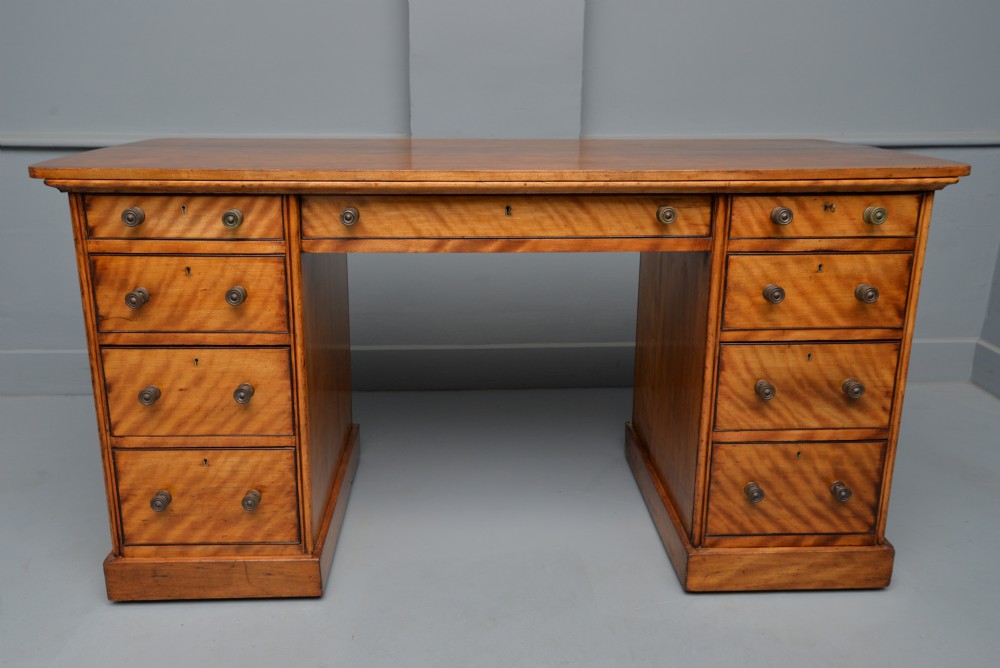 Victorian Satinwood Desk View II