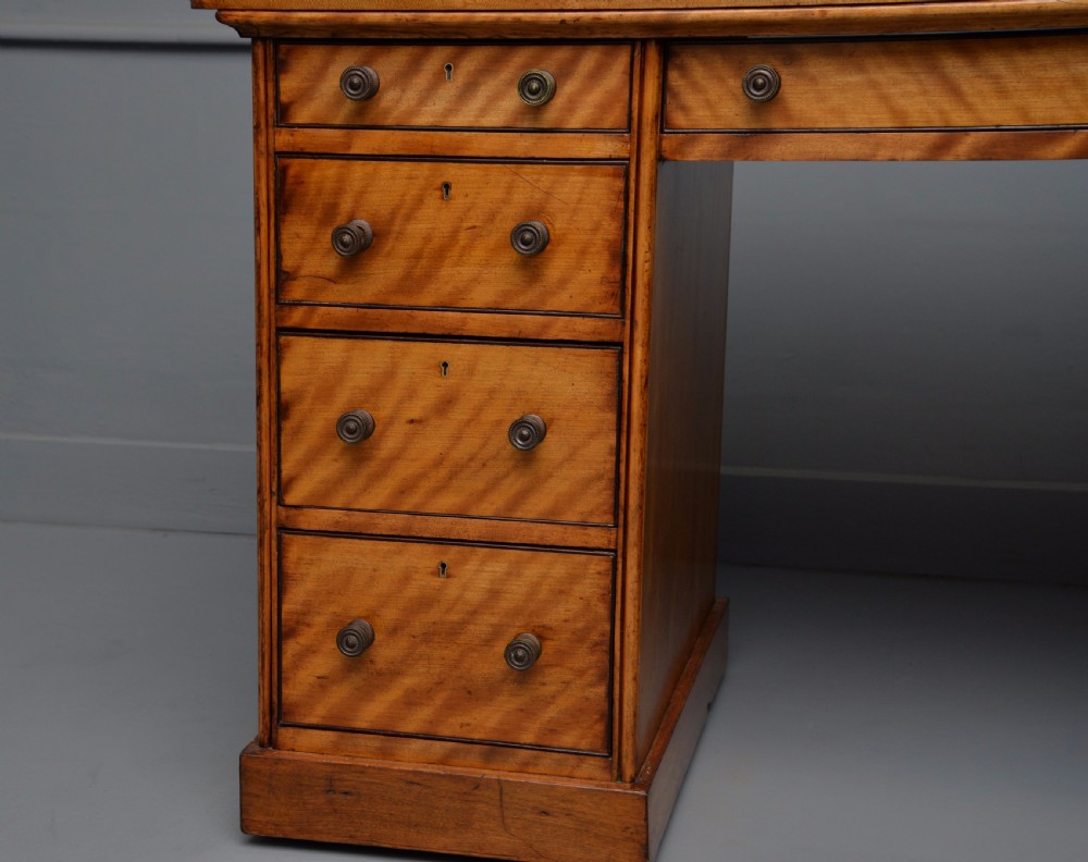 Victorian Satinwood Desk View IV