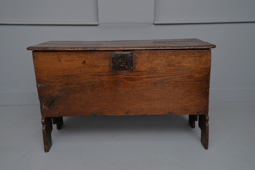 17th Century Oak Six Plank Coffer View III