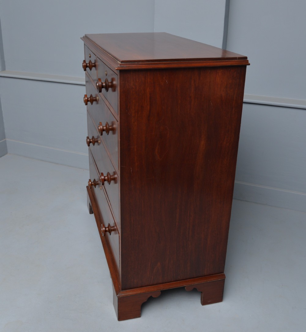 Victorian Figured Mahogany Chest Of Drawers View IX