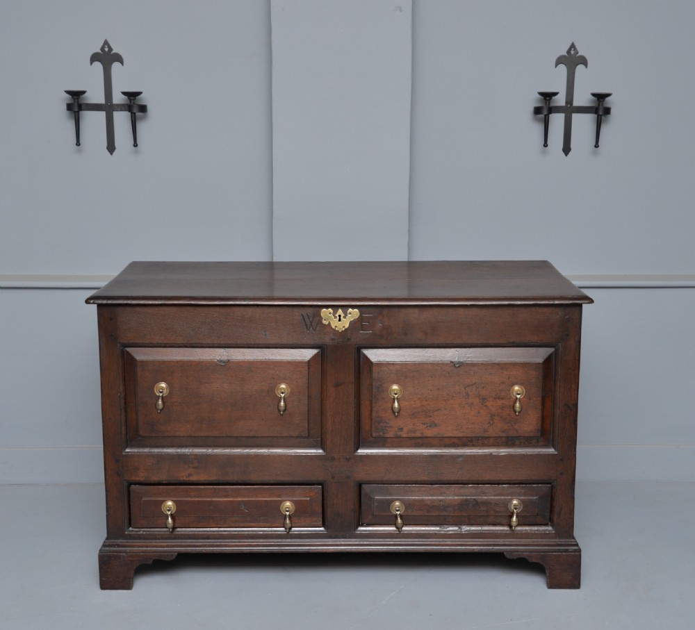 18th Century Oak Mule Chest