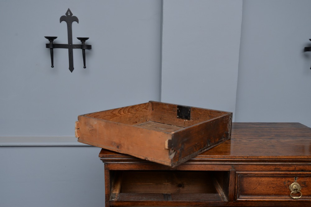 Charming Early 18th Century Oak Chest Of Drawers View III
