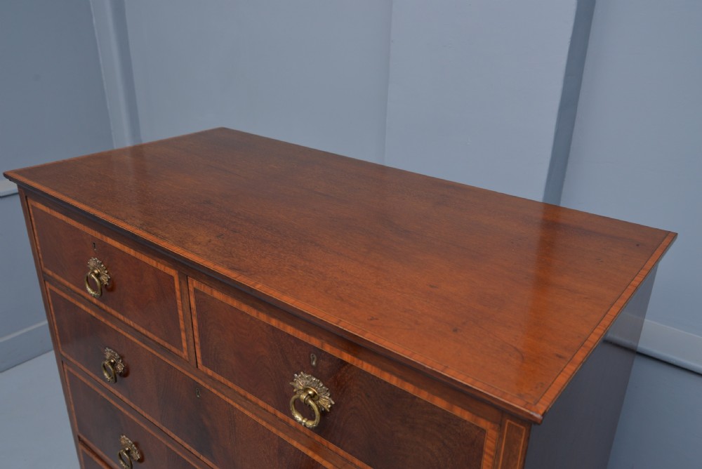 Fine Edwardian Mahogany Chest Of Drawers View VI