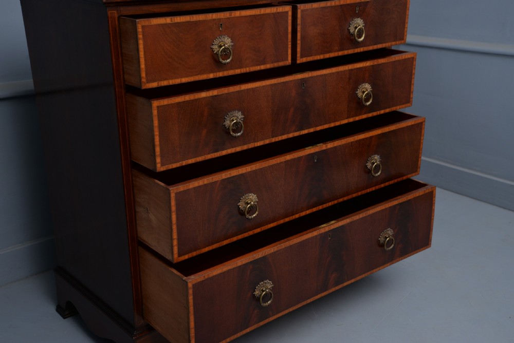 Fine Edwardian Mahogany Chest Of Drawers View IX